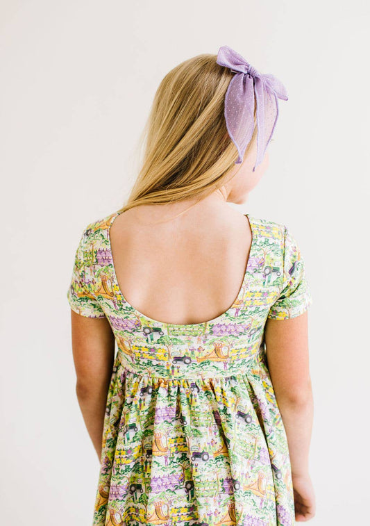 Classic Twirl in Mardi Gras | Girls Twirl Dress