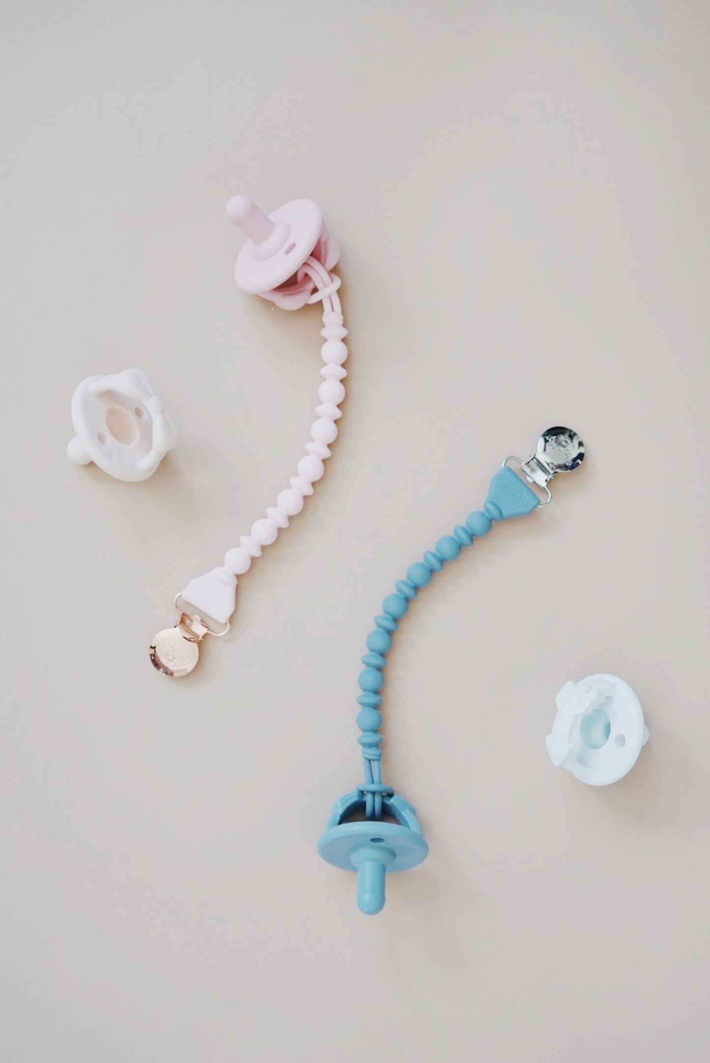 Itzy Ritzy - Sweetie Strap™ Silicone One-Piece Pacifier Clips