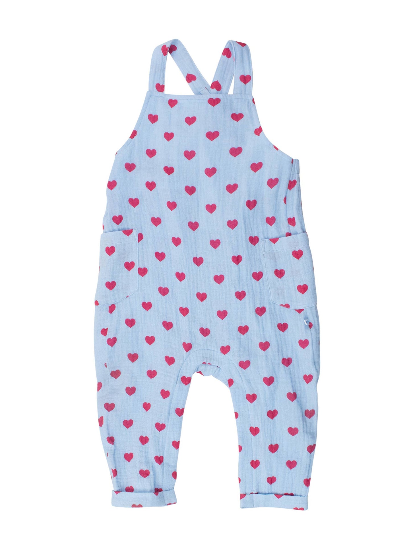 Baby Boys Steal Your Heart Cotton Gauze Overall