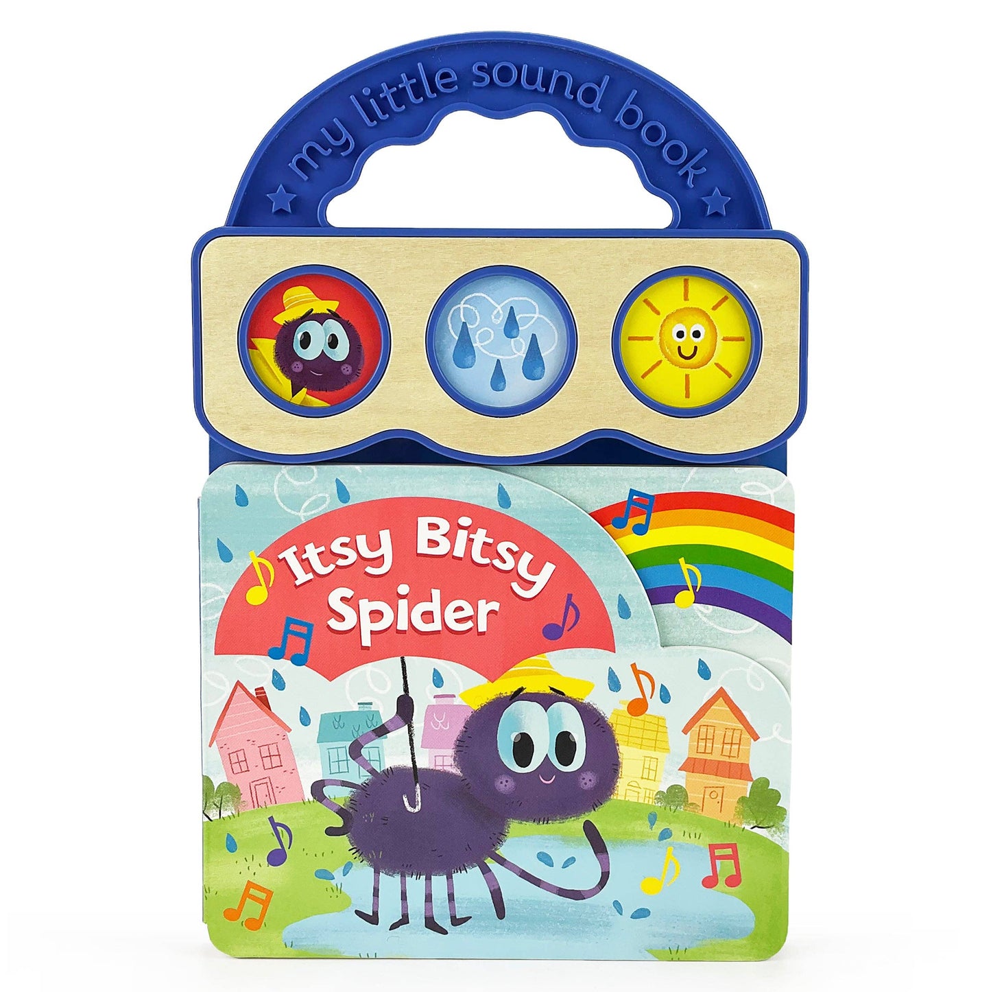 Itsy Bitsy Spider Nursery Rhyme 3-Button Sound Book