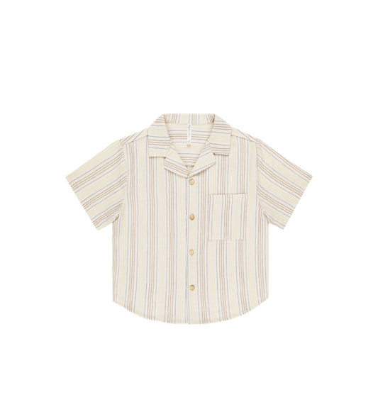 Lapel Collar Shirt||Summer Stripe