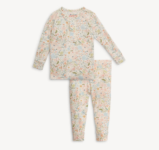 Charlotte LS PJ Set With Ruffle