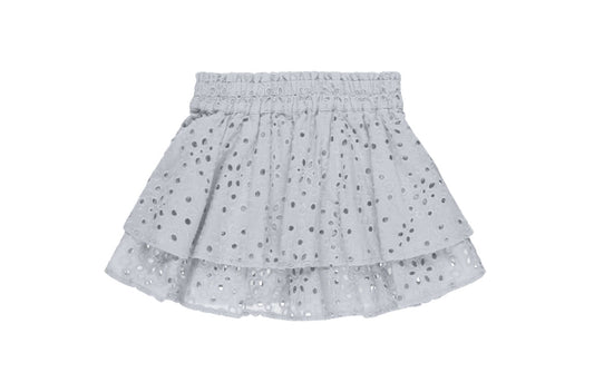 Rose Mini Skirt||Light Blue