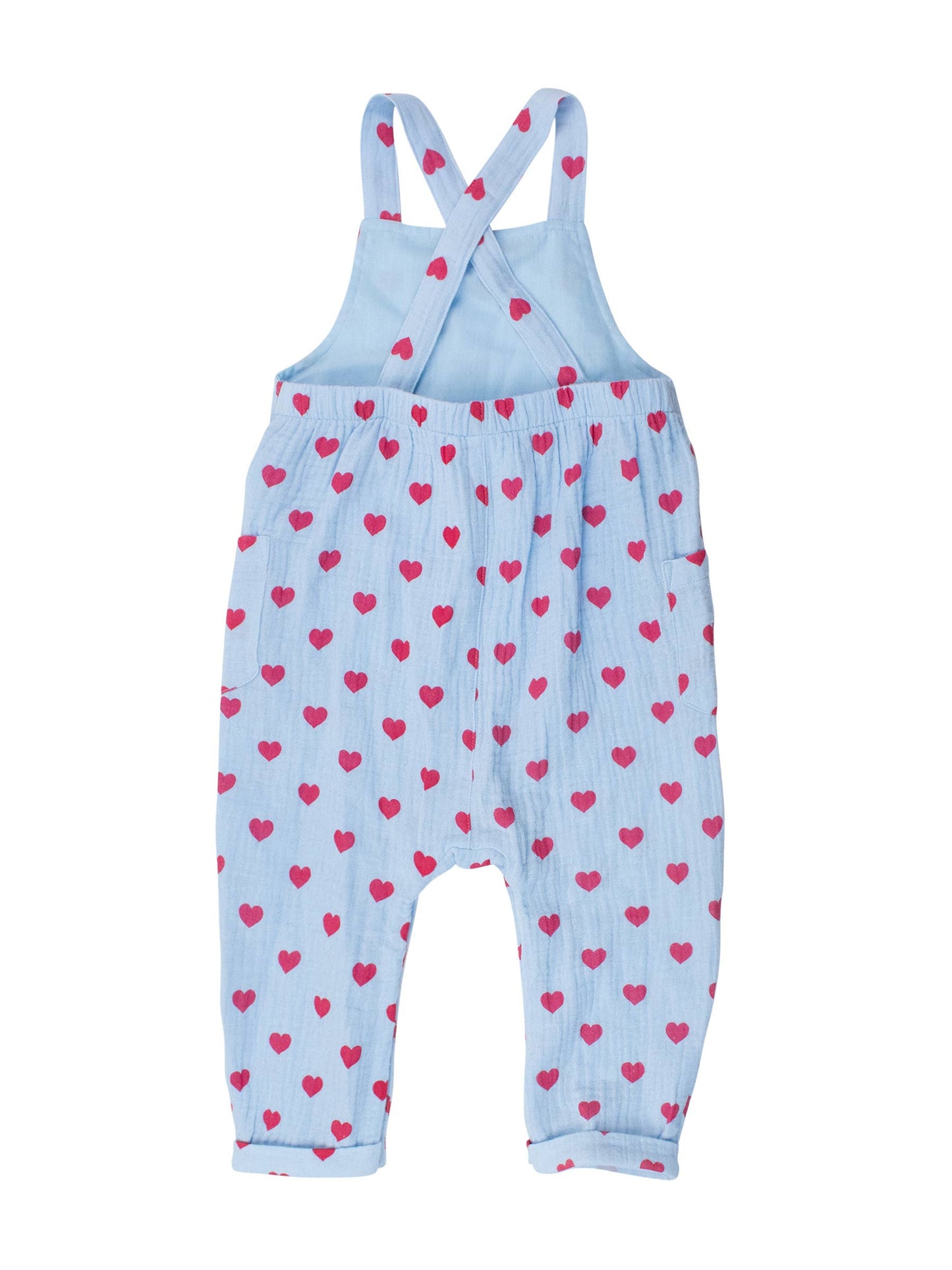 Baby Boys Steal Your Heart Cotton Gauze Overall